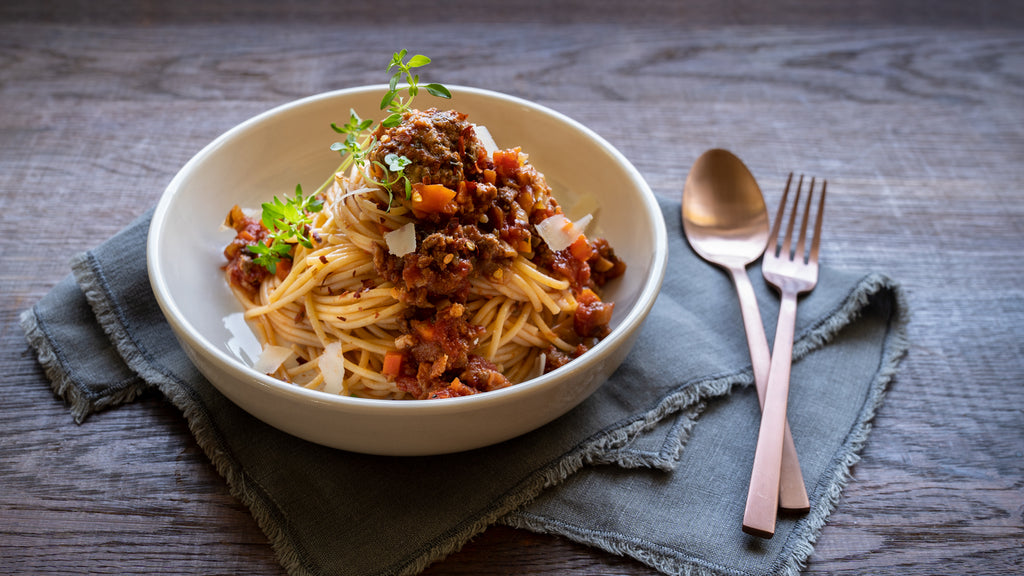 Delicious Water Buffalo Ragù Pasta – Reverent Acres